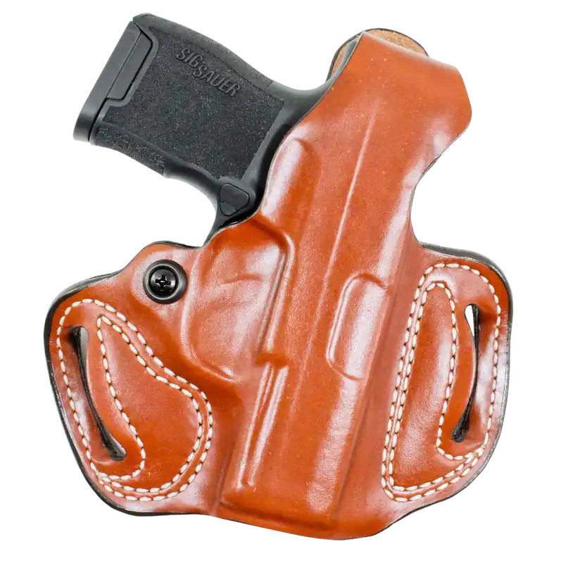 DeSantis Gunhide Tan Leather OWB Holster for S&W M&P Shield 9/40 - Right Handed
