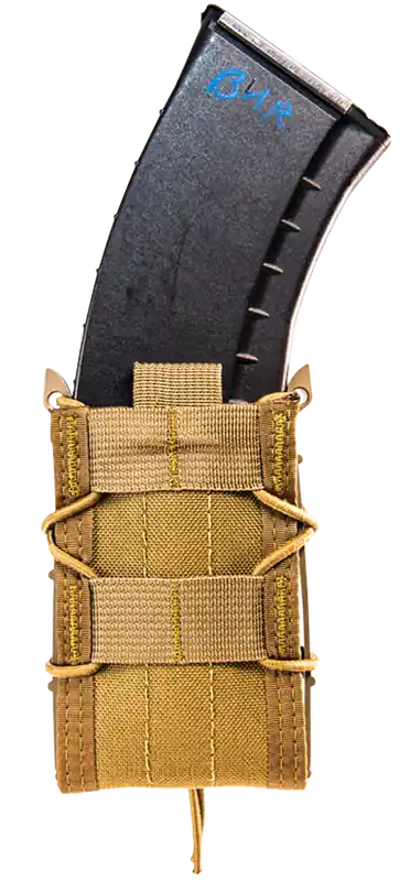 High Speed Gear TACO Mag Pouch Coyote Brown for Rifle - Belt Compatible Nylon 13TA10CB