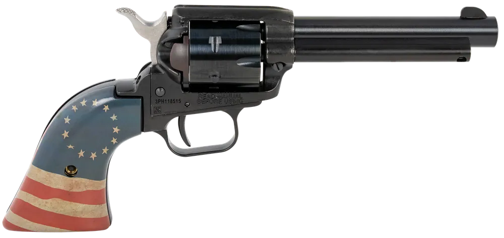 Heritage Rough Rider Betsy Ross .22 LR Revolver with US Flag Grip and Safety Features