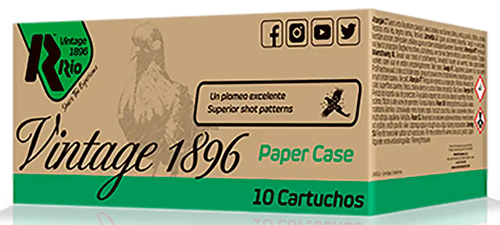 Rio Ammunition Vintage 1896 Paper Flyer 12 Gauge 8 Shot 10/Box 25/Case
