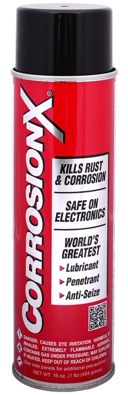 CorrosionX 90102: 16 oz Aerosol for Cleaning, Lubrication, and Rust Prevention