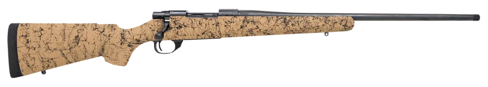 Howa M1500 HS Precision 300 Win Mag Rifle with Tan/Black Stock and Threaded Barrel
