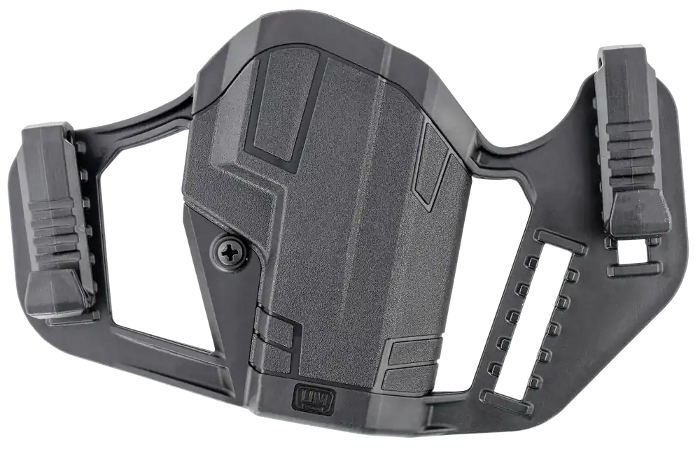 Uncle Mike's 79210 Apparition Holster for Glock 19/23/26/27, Ambidextrous, Black Polymer, Belt Clip Mount