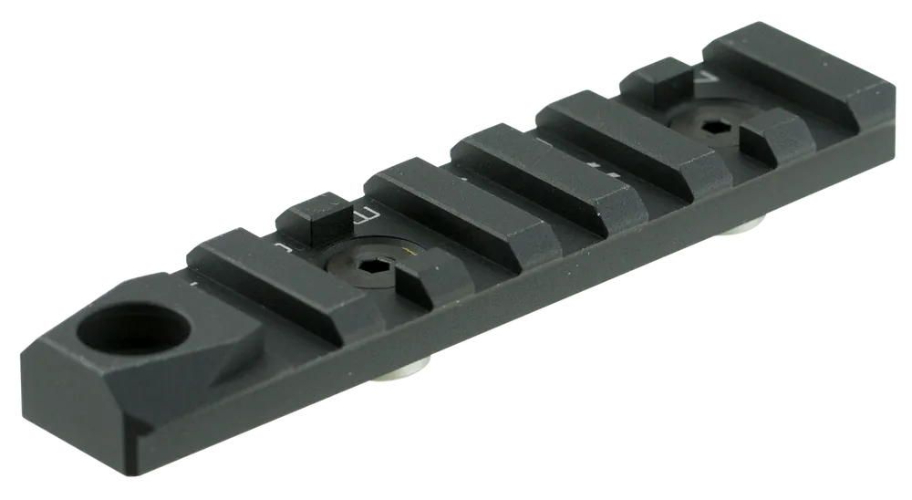 Strike Industries LINKRS7QD MLOK Rail Section with QD-7 Slots - Black Anodized