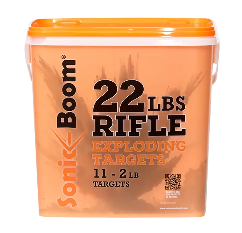 Sonic Boom Exploding Rifle Target 2 lbs - 11 Pack (Model SBT0211P)