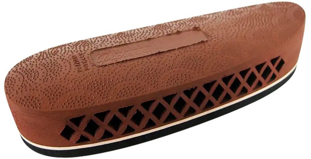 Pachmayr F325 Deluxe Field Recoil Pad Medium Brown with White Line for Shotgun
