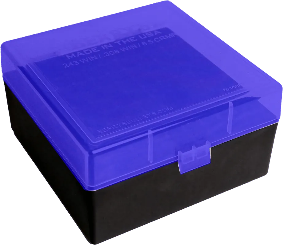 Berry's 100-Round Blue/Black Ammo Box - Model 87439