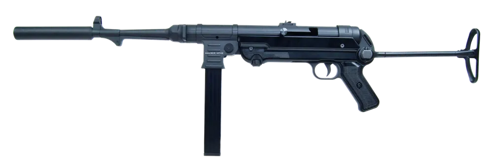Mauser MP-40 Carbine .22 LR with Faux Suppressor and Underfolding Stock