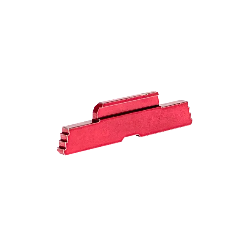 Extended Red Steel Slide Lock for Glock Gen1-5/P80 - Cross Armory CRG5SLRD