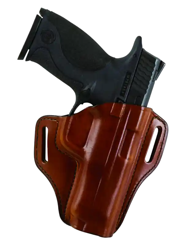 Tan Leather OWB Belt Slide Holster for Glock 42 - Right Hand, Size 09A (Bianchi 23948 57 Remedy)