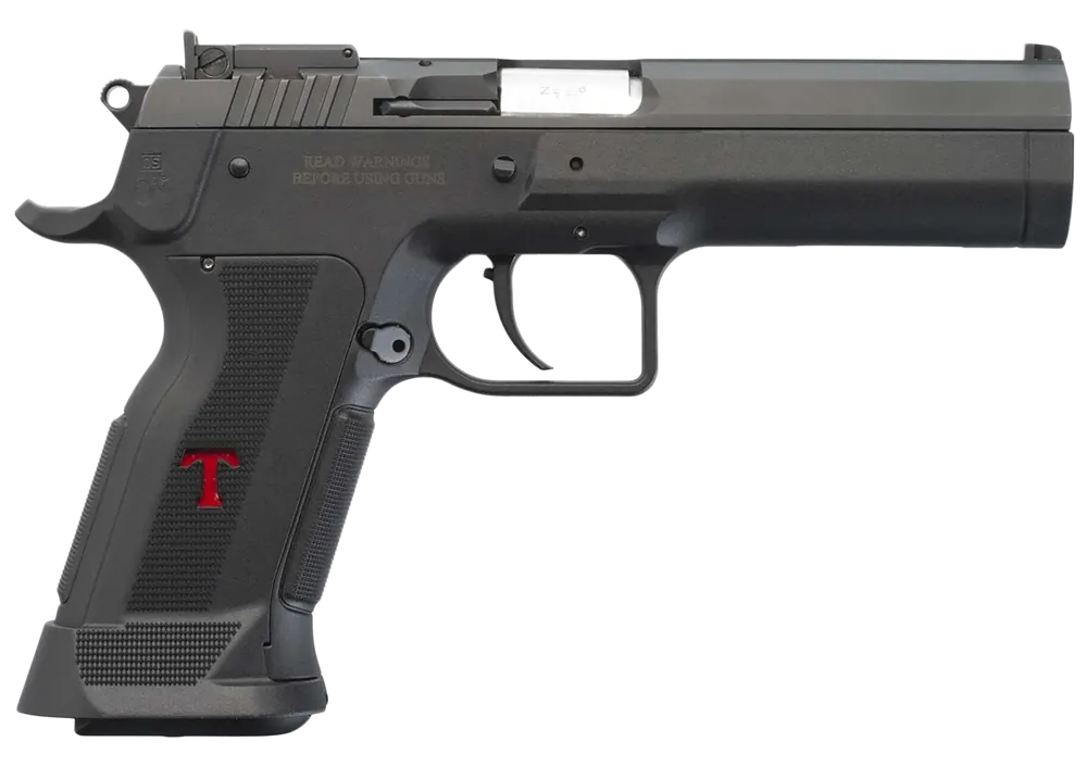 Tanfoglio IFG Stock III 9mm Luger 16+1 Full Size Pistol with Black Polymer Frame and Grip