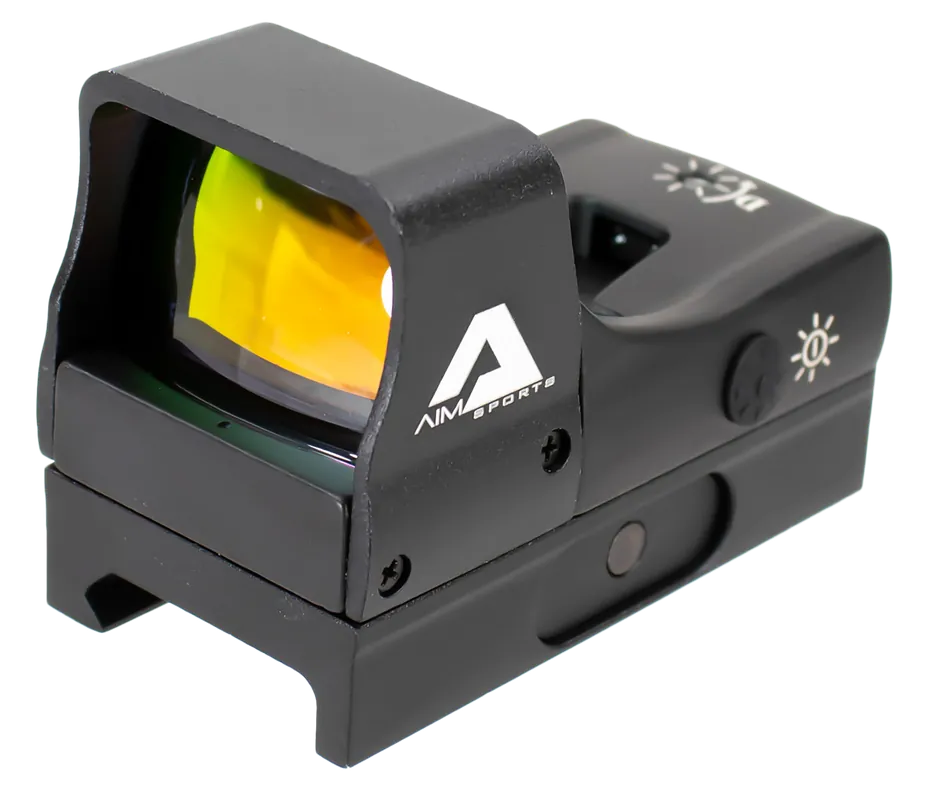 Compact Reflex Sight 1x27mm 3.5 MOA Red Dot - Matte Black by Aim Sports
