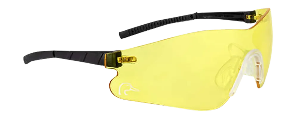 Radians DUY11040C Youth Safety Glasses with Amber Lens and Black Frame