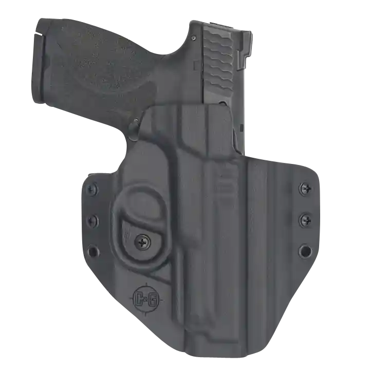 C&G Holsters Covert OWB Black Kydex Belt Loop for S&W M&P 9/40 4.25"