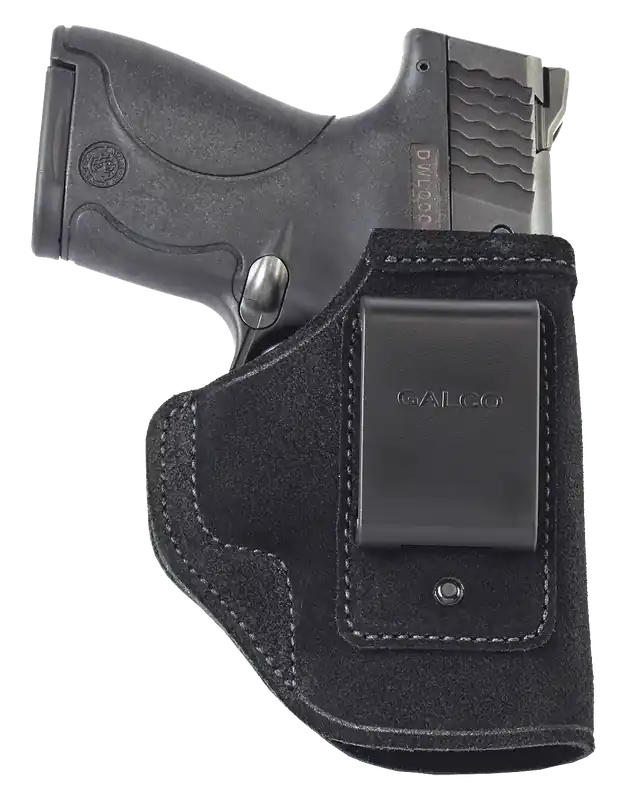 Galco STO266B Stow-N-Go IWB Black Leather Holster for 1911 4-4.25" Barrel Right Hand