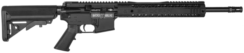 Black Rain BROSPEC15300BLK 300 Blackout Rifle 16" 30+1 Black Enhanced Sopmod Stock