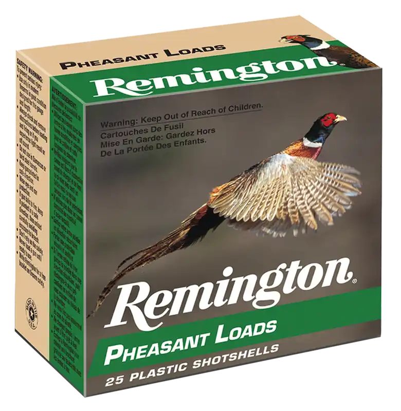 Remington Ammunition 20046 Pheasant 12Gauge 2.75" 1 1/4oz 4Shot 25 Per Box/10 Case