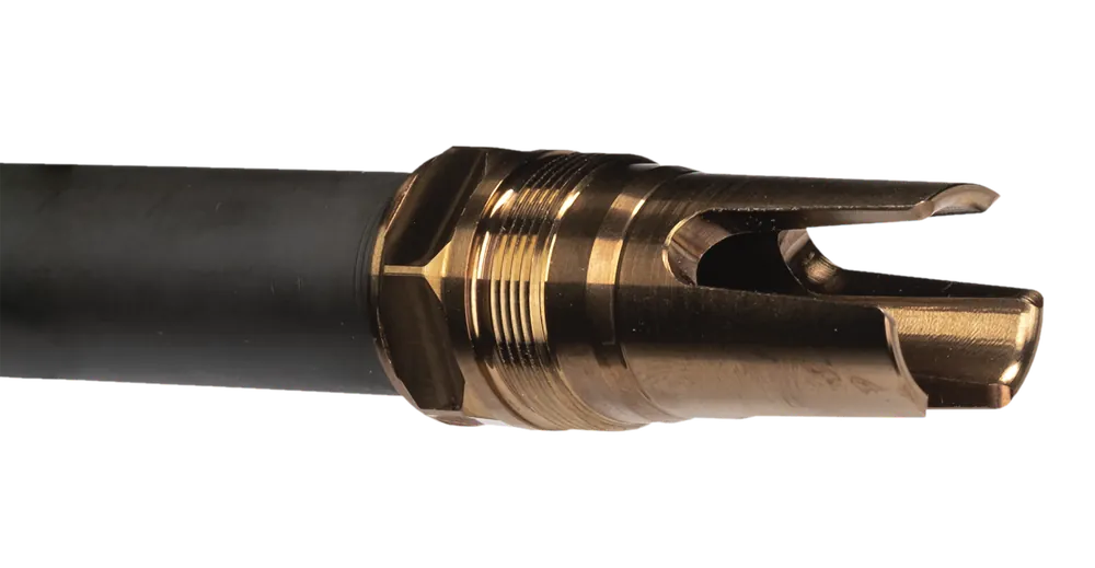 Q LLC ACCFH3/4-24 7.62 Steel Flash Hider with 3/4"x24 Threads, 2.13" OAL