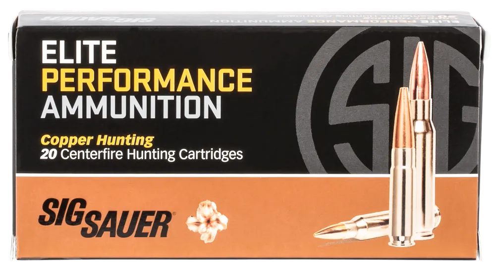 Sig Sauer Elite Copper 243Win 80gr Solid Ammunition - 20 Rounds per Box