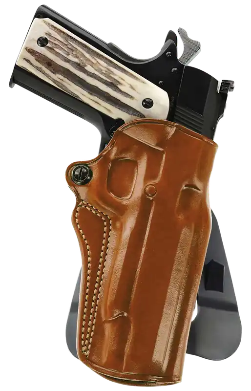Galco SM2-652 Speed Master 2.0 OWB Tan Leather Paddle Holster for Various Handguns - Right Handed