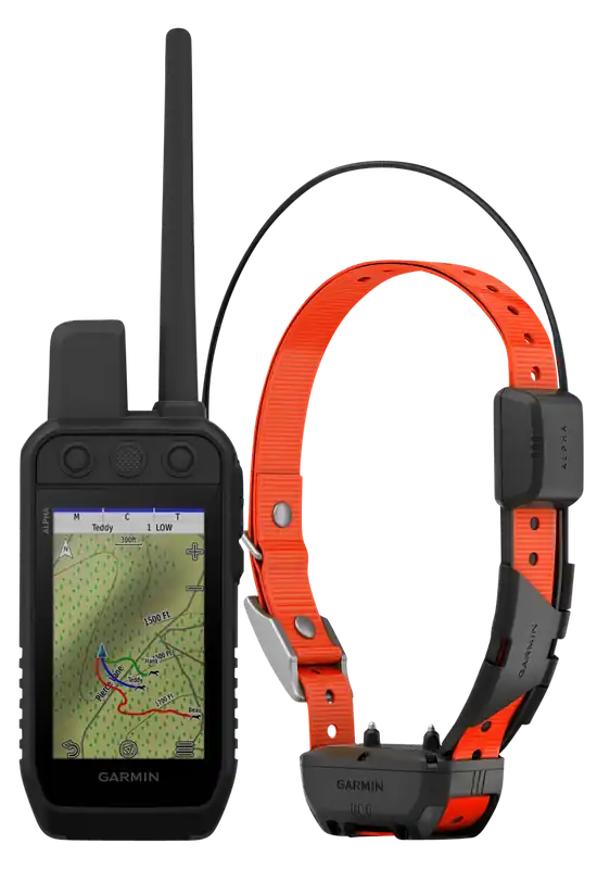 Garmin Alpha 300 Bundle with TT 25 Dog Collar and 16GB Memory - Transflective Color TFT Touchscreen Display
