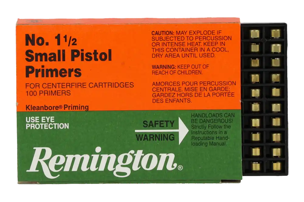 Remington 22600 Small Pistol Centerfire Primers for Multi-Caliber Handgun Reloading