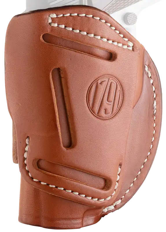 1791 Gunleather 4-Way IWB/OWB Holster for 3-4" Barrel 1911 - Classic Brown Leather