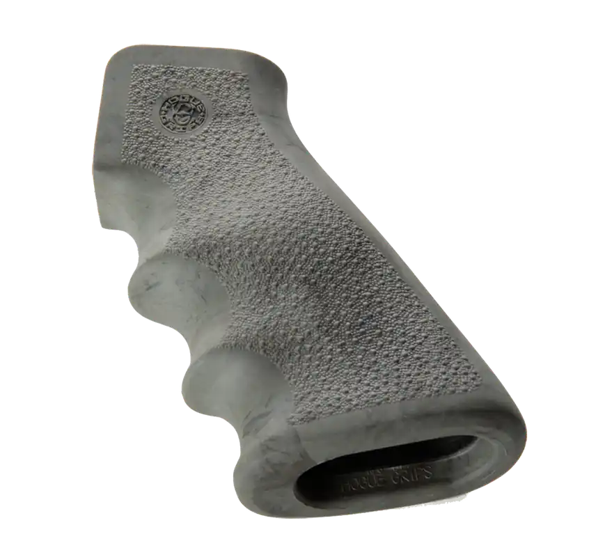 Hogue 15881 Ghillie Green Rubber OverMolded Grip with Finger Grooves for AR-15/M16