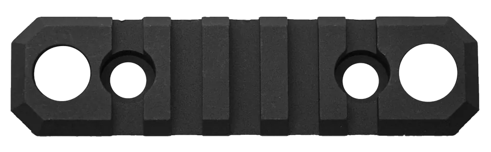 GrovTec US GTSW241 5-Slot M-Lok Rail with Push Button Bases, Black Anodized
