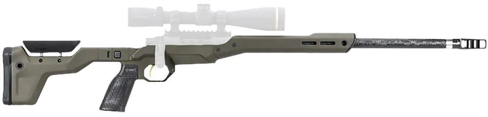 MDT Sporting Goods HNT26 Chassis System for Howa 1500 SA/Weatherby Vanguard - Cobalt Green