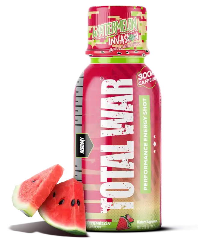 Redcon1 Total War Energy Shots - Watermelon Invasion 12-Pack