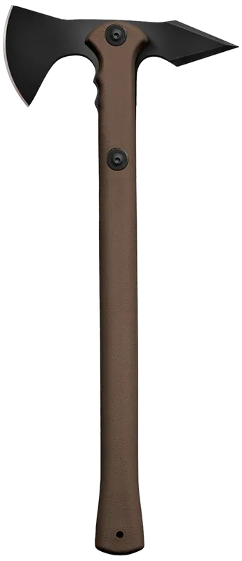Cold Steel Trench Hawk: 3.5" 1055 Carbon Steel Blade with FDE Polypropylene Handle