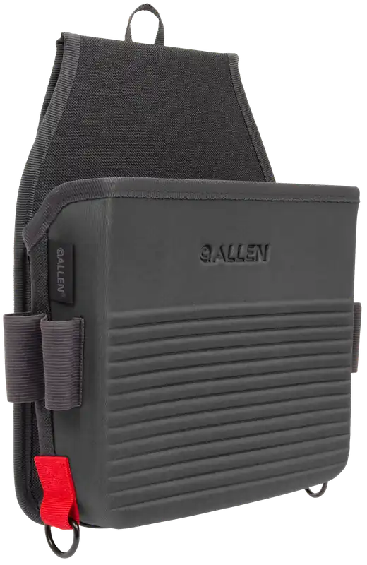 Allen 8324 Gray EVA Shell Bag - 50rd Capacity, Waist Mount with 2" Belt