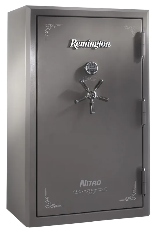 Seltzer Gray-Gloss Metallic Powder Coat Safe: Holds 46 + 8 - Sports Afield