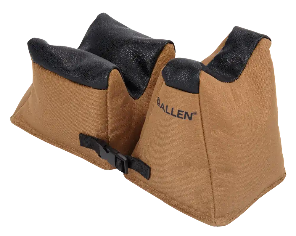 Allen 18411 X-Focus Combo Shooting Bag, Coyote/Black, Ripstop Polyester, 5.10 lbs.