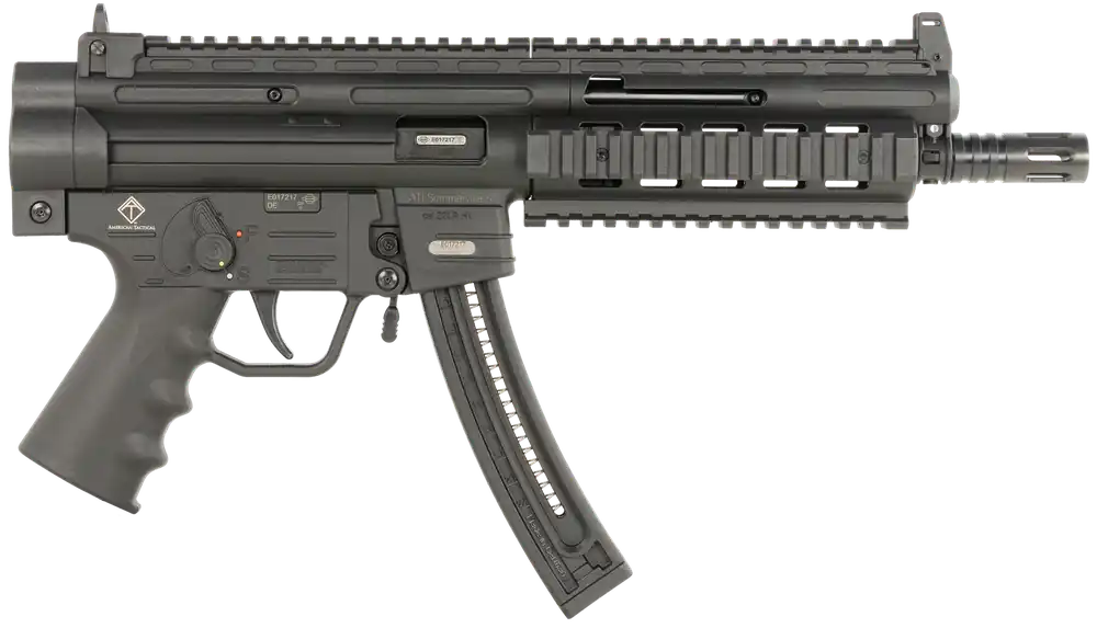 ATI GSG-16 .22 LR 22+1 16.25" Black Non-Threaded Barrel with Picatinny Rail and Polymer Grip
