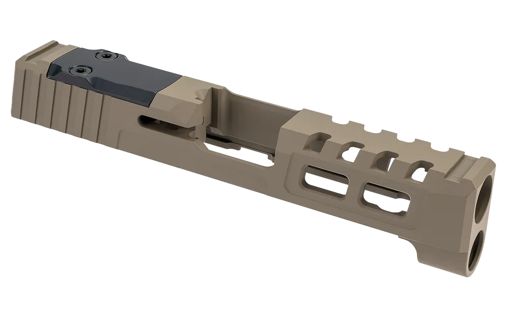 Custom Zaffiri Precision Slide for Springfield Hellcat Pro - Flat Dark Earth Finish