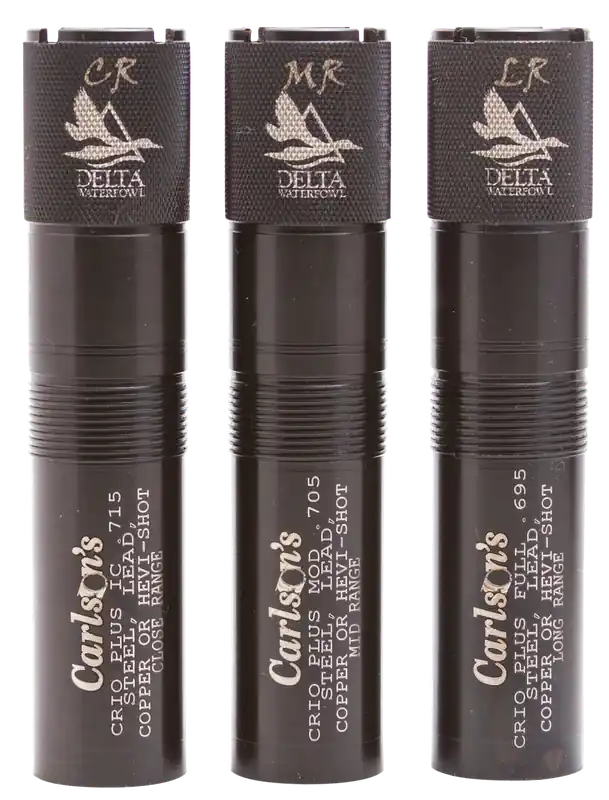 Carlson's Choke Tubes 07579 Delta Waterfowl Benelli Crio Plus 12 Gauge Stainless Steel Choke Set