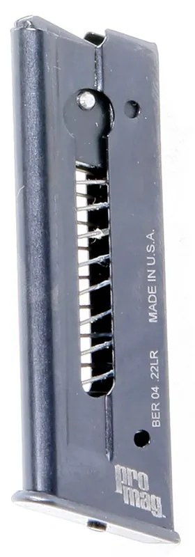 ProMag BER04 7-Round .22 LR Magazine for Beretta 21A Bobcat - Black Steel