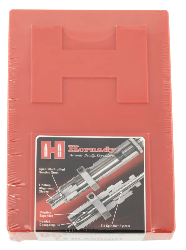 Hornady Custom Grade Series III 2-Die Set for 8.6 Blackout - Sizing & Seater Included