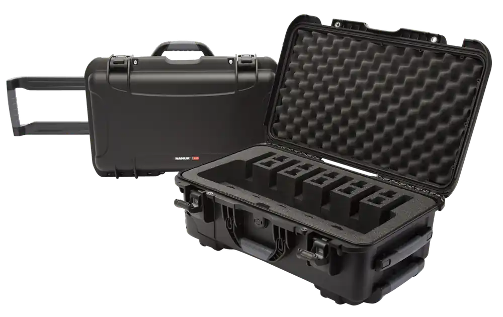 Nanuk 935 Pistol Case with Foam Padding - Black Polymer, 22" x 14" x 9" Interior