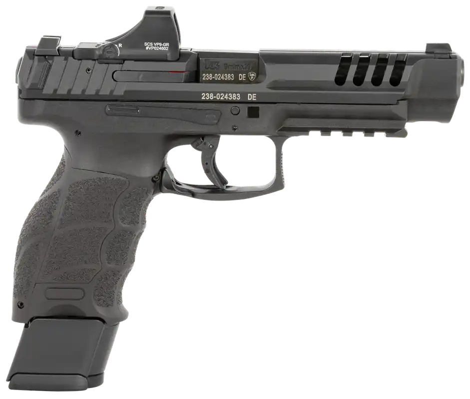 HK VP9L SCS 9mm Luger Pistol with Optic Cut and Interchangeable Backstrap Grip