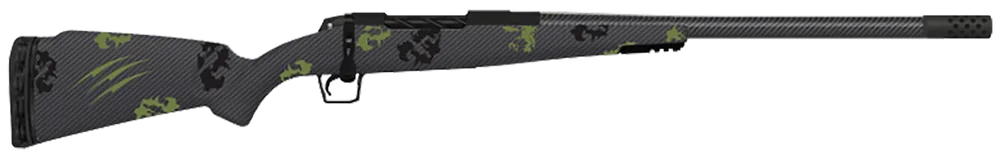 Fierce Firearms Twisted TI Rogue 300 PRC with Black Cerakote Finish and Forest Camo Stock