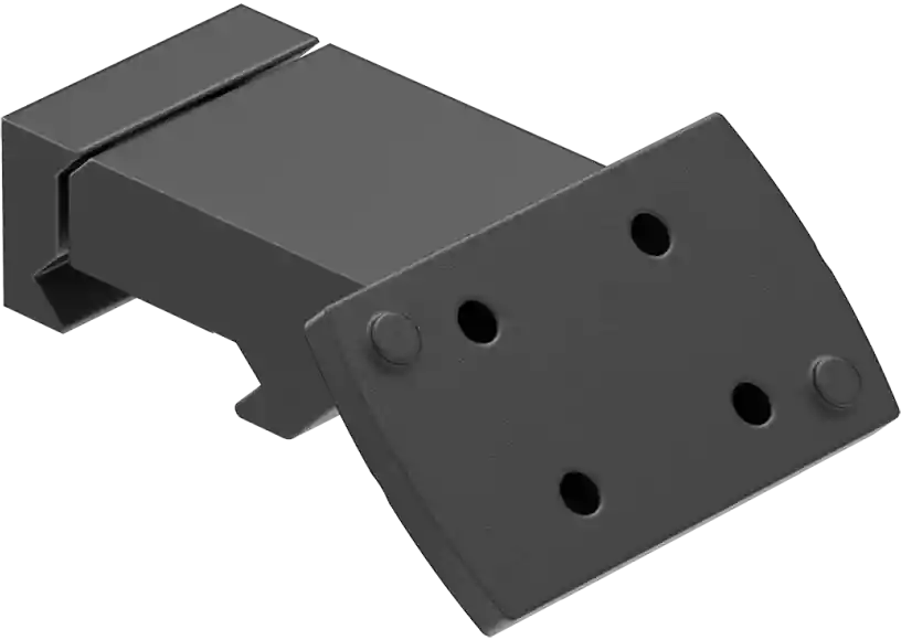 Leupold DeltaPoint Pro 45° Matte Black Picatinny Rail Mount 0 MOA