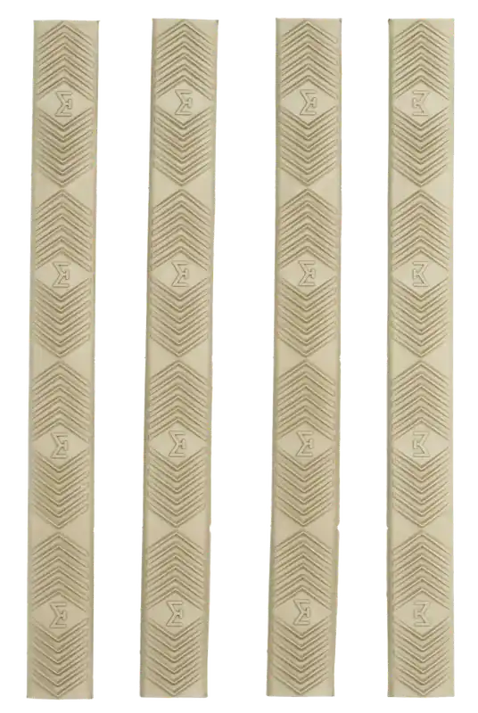 Ergo 4332DE WedgeLok Dark Earth Rubber Slot Cover, 4 Slot Low Profile, Aggressive Texture, 4 Pack