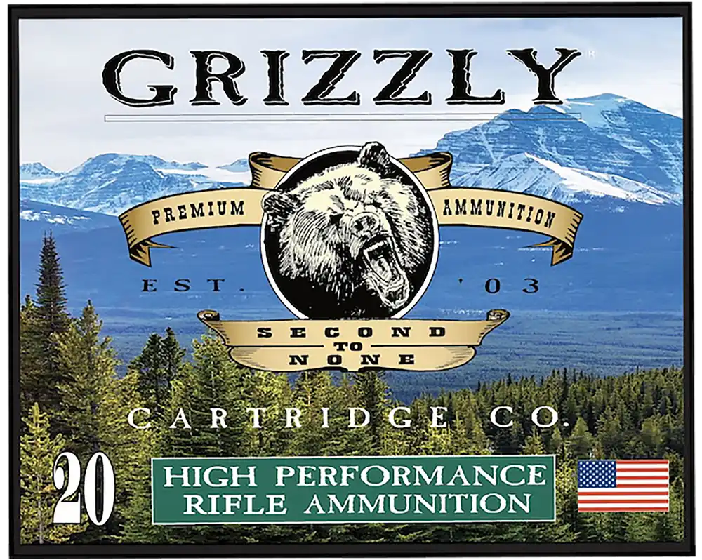 Grizzly Ammo 357Mag 210gr FMJ Flat Point 20/Box