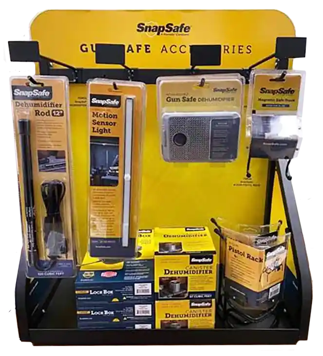 SnapSafe 77500 Yellow Countertop Safe Display