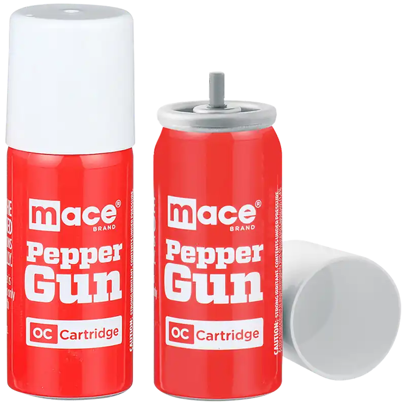 Mace 80421 OC Pepper Cartridges - 25ft Range, 2-Pack