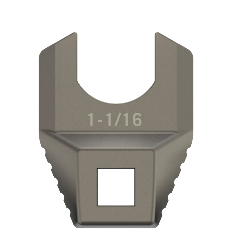 Master-Fit Barrel Nut Wrench 1 1/16" Titanium for AR-Platform with Free-Float Handle