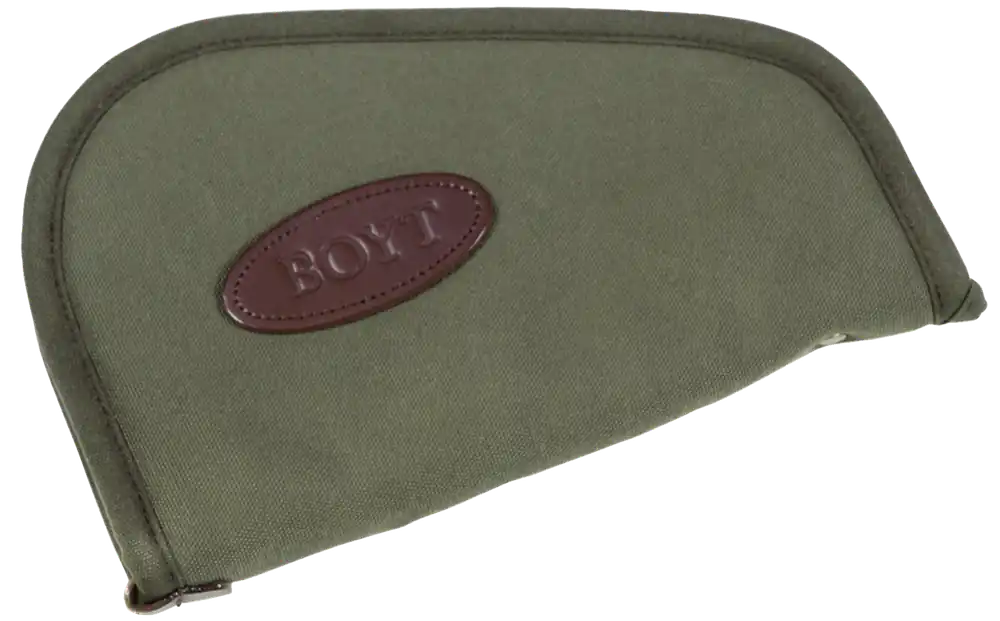 Heart-Shaped Pistol Rug 12" OD Green Canvas for Handgun by Boyt Harness